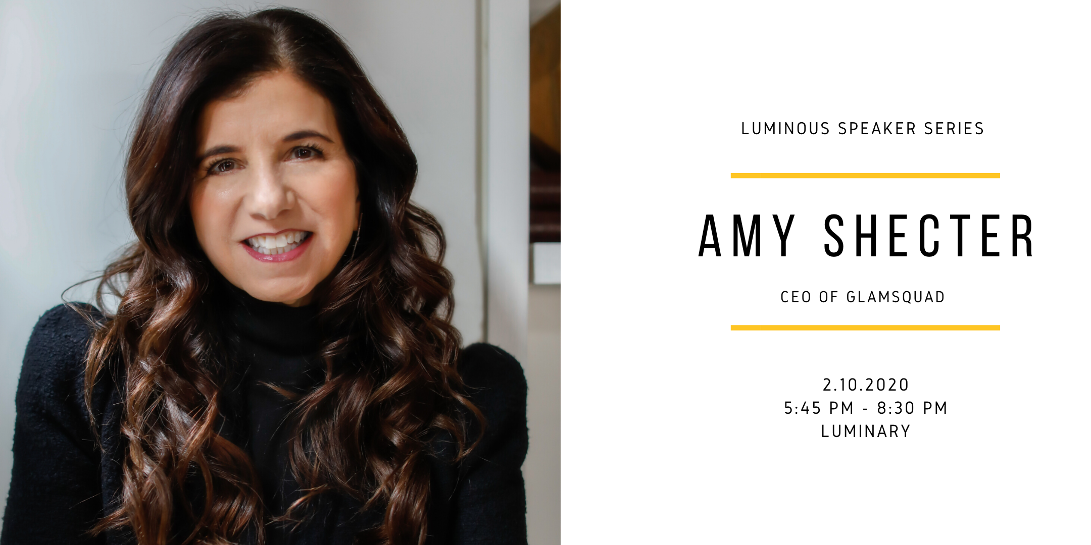 Luminous Speaker Series: Amy Shecter
